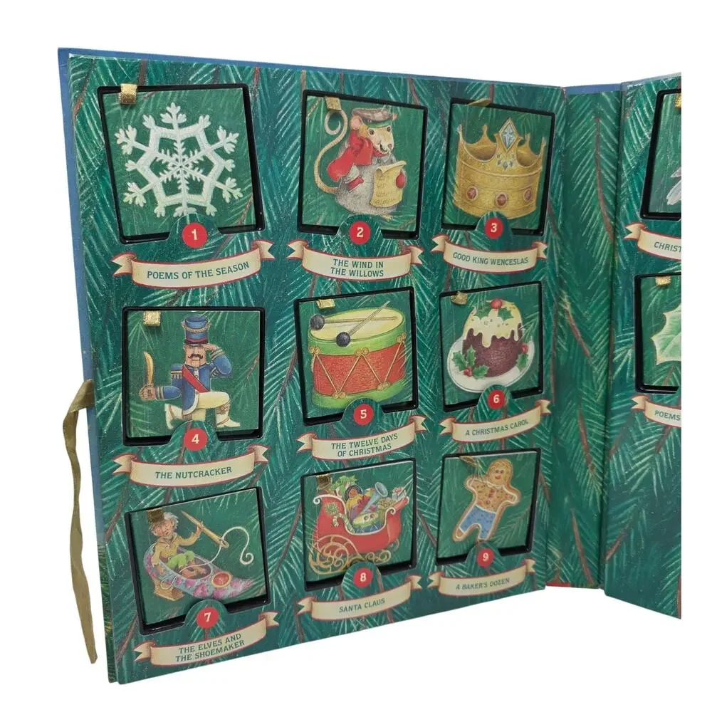 Christmas Keepsake Complete 25 Mini Story Book Ornament Set 2000 Holiday